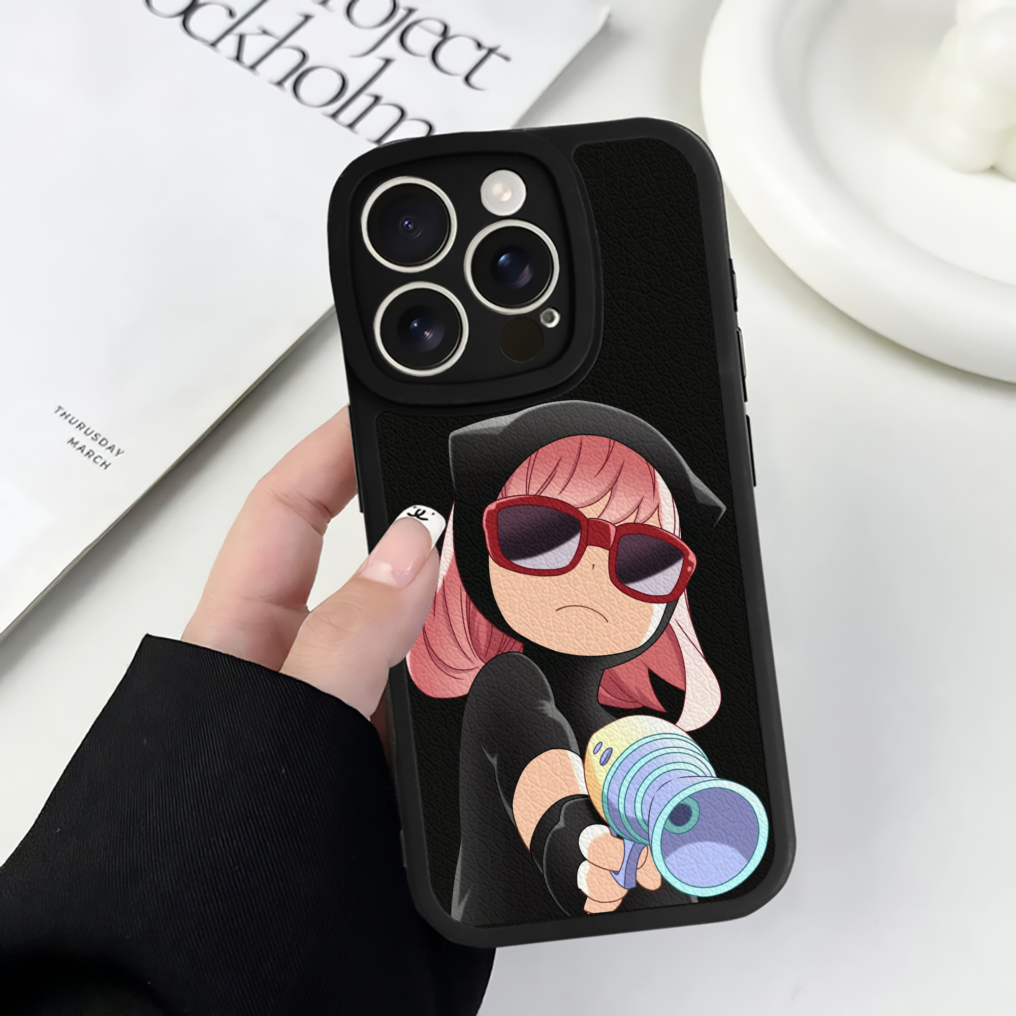 （画像用） SPY×FAMILY间谍家家酒 【iPhone 16シリーズ対応】シリコンスマホケース（レザー調） 材質：シリコン